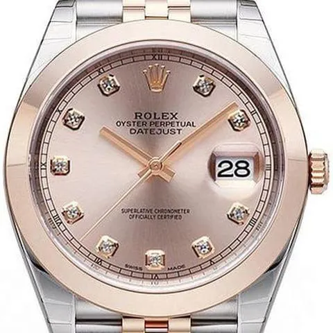 Rolex Datejust 41 126301 41mm Yellow gold and Stainless steel Rose