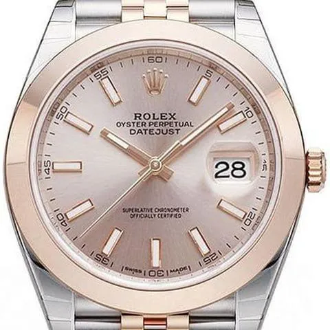 Rolex Datejust 41 126301 41mm Yellow gold and Stainless steel Rose