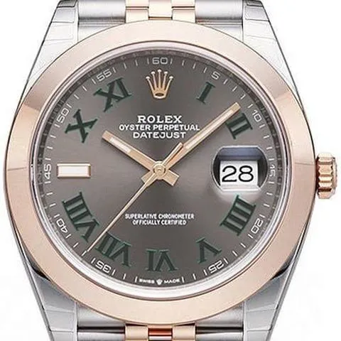 Rolex Datejust 41 126301 41mm Yellow gold and Stainless steel Gray