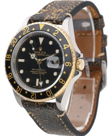 Rolex GMT-Master II 16713 40mm Yellow gold and Stainless steel Black 3