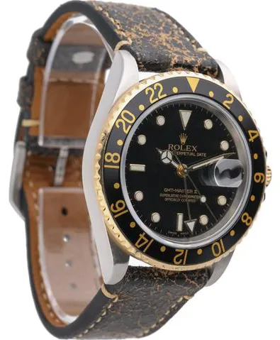 Rolex GMT-Master II 16713 40mm Yellow gold and Stainless steel Black 4