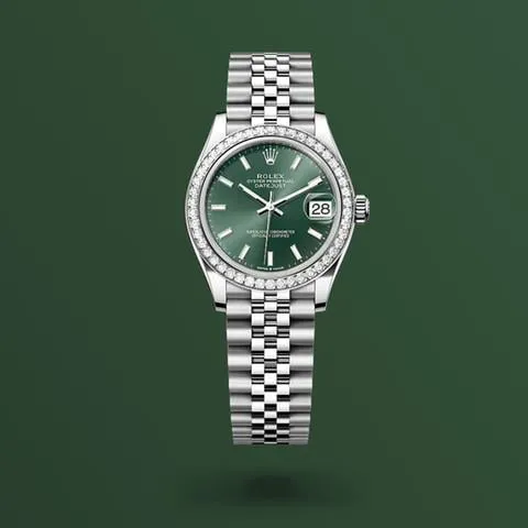 Rolex Datejust 31 278384RBR 31mm Stainless steel Green