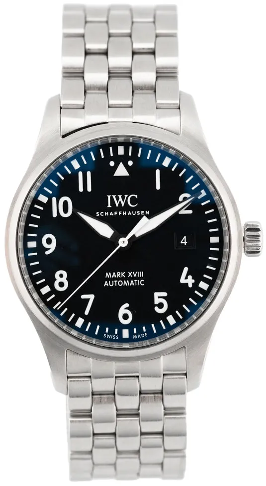 IWC Pilot Mark IW327015 40mm Stainless steel Black