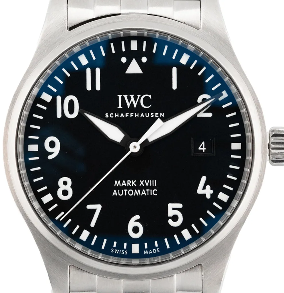 IWC Pilot Mark IW327015 40mm Stainless steel Black 1