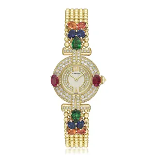 Cartier Colisee 1980 Yellow gold White