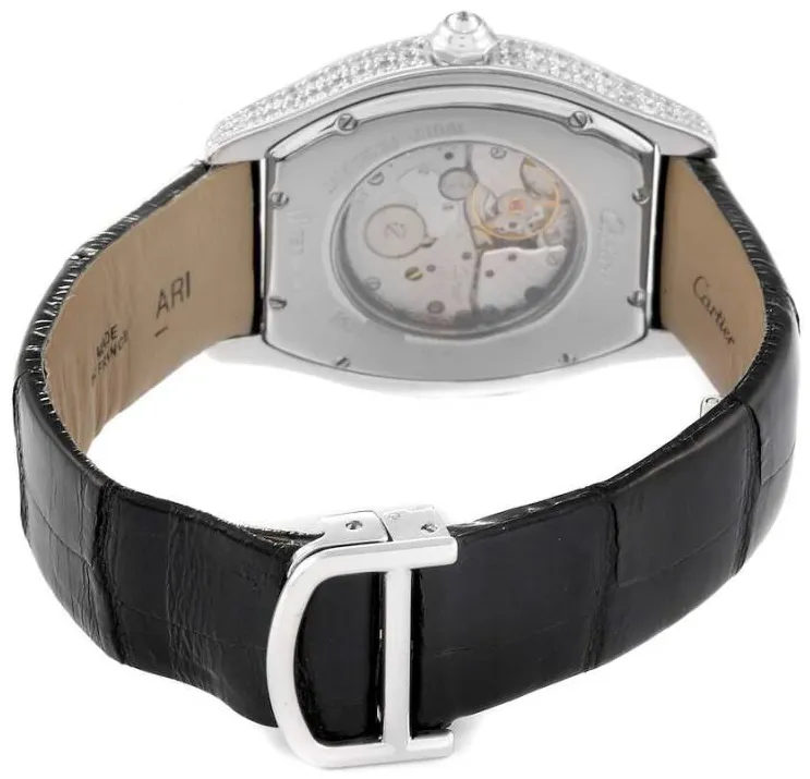 Cartier Tortue WA504351 34mm White gold Silver 5