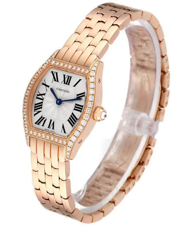 Cartier Tortue WA501010 30mm Rose gold Silver 2