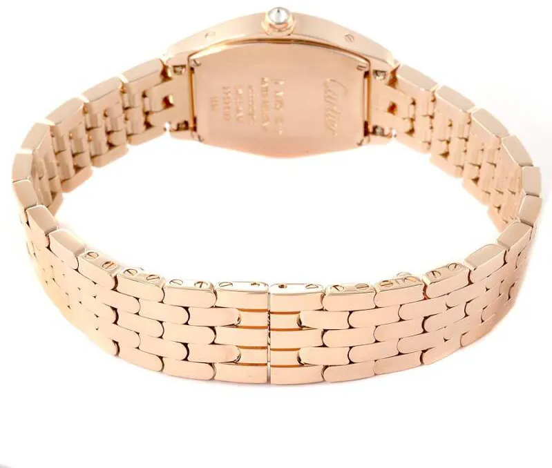 Cartier Tortue WA501010 30mm Rose gold Silver 5