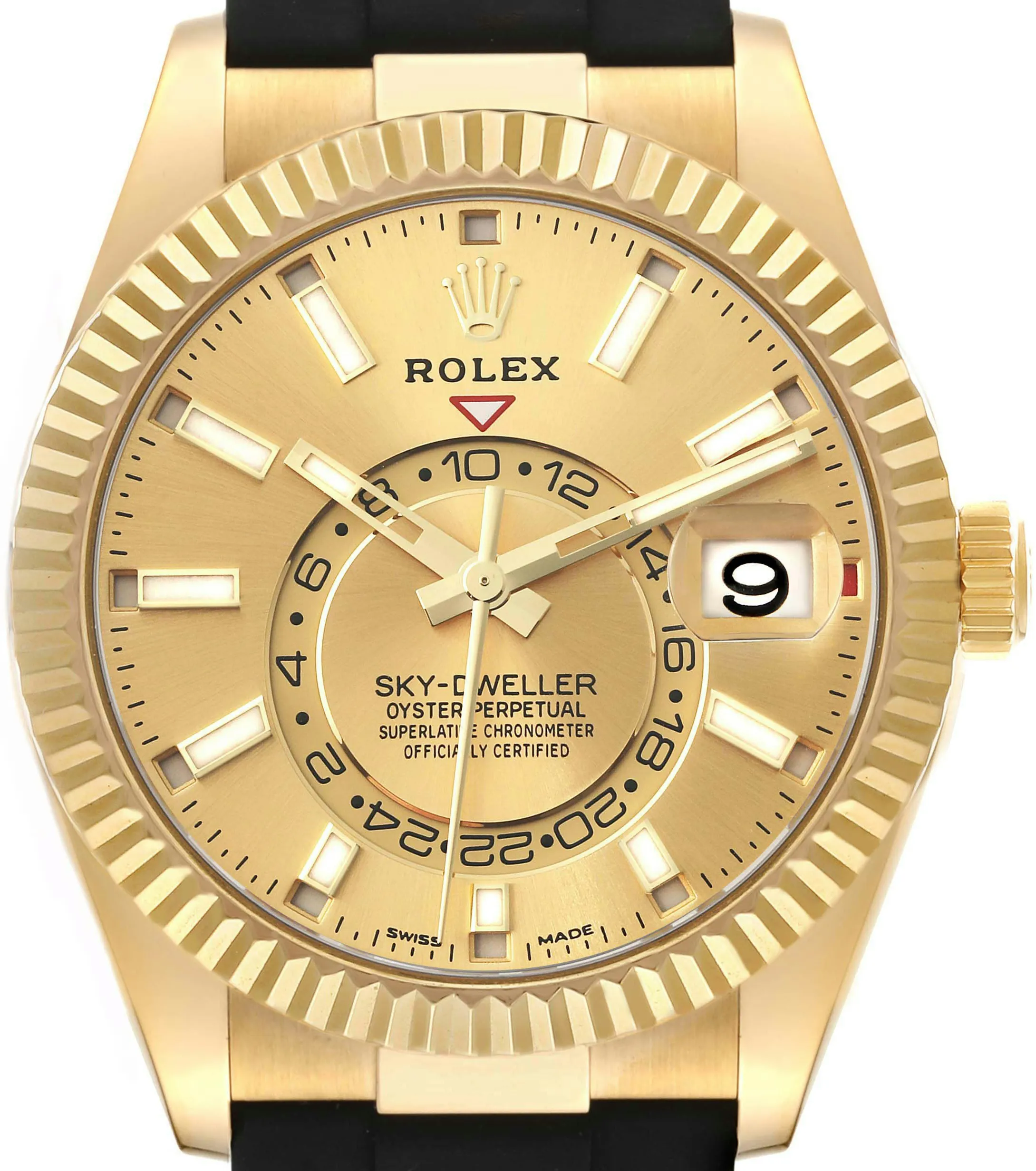 Rolex Sky-Dweller 326238 42mm Yellow gold Champagne 1
