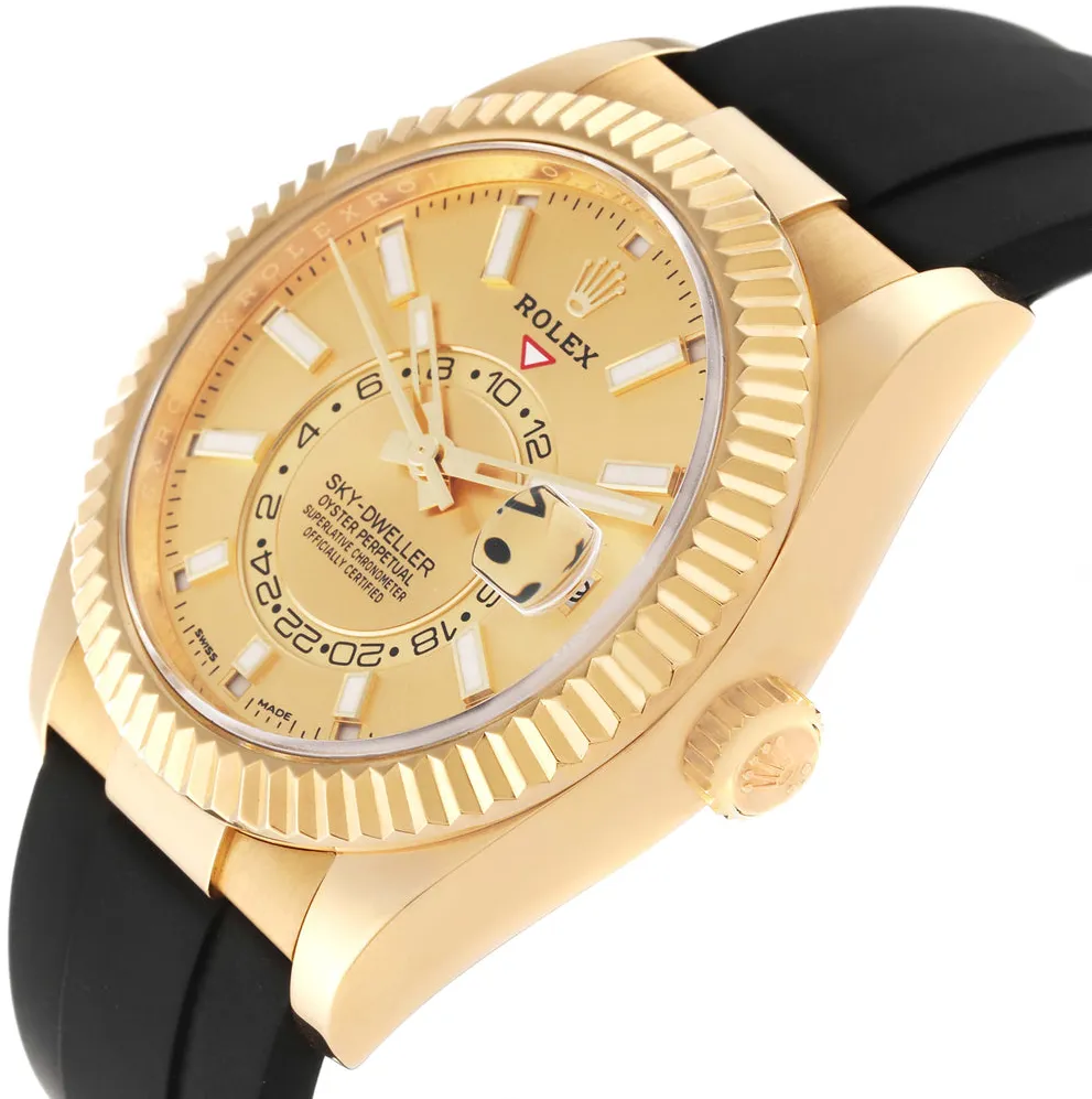 Rolex Sky-Dweller 326238 42mm Yellow gold Champagne 2