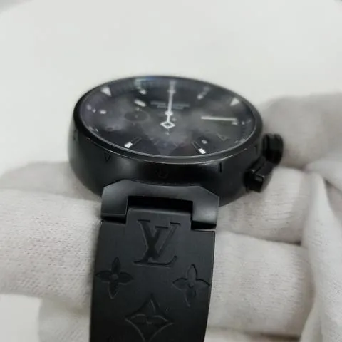 Louis Vuitton Tambour Q1A62Z 50mm Stainless steel Black 12