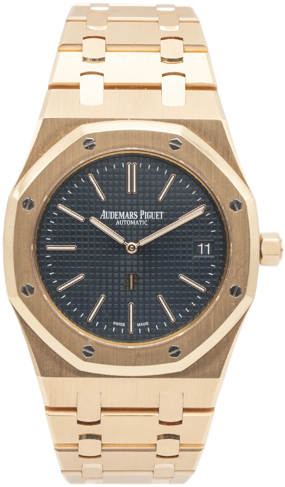 Audemars Piguet Royal Oak 15202OR.OO.1240OR.01 39mm Rose gold Blue