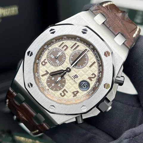 Audemars Piguet Royal Oak Offshore 26470ST.OO.A801CR.01 42mm Stainless steel Beige 4