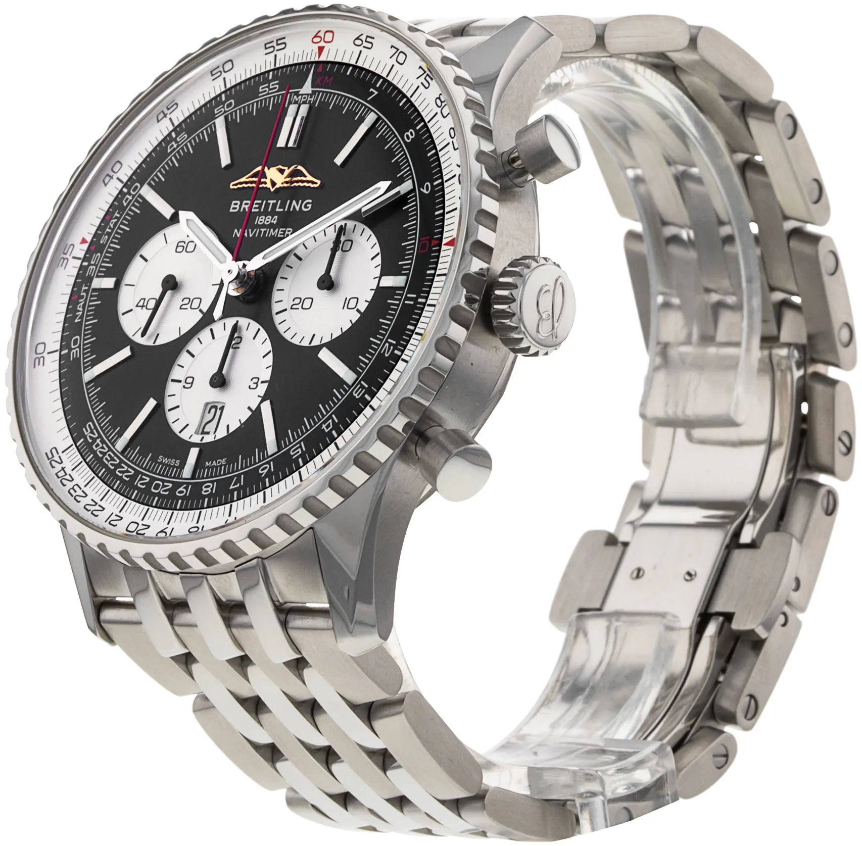 Breitling Navitimer AB0137 46mm Stainless steel Black Baton 3