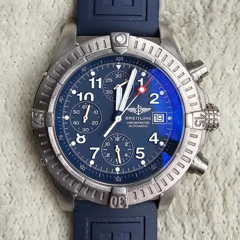 Breitling Avenger E13360 44mm Titanium Blue 6