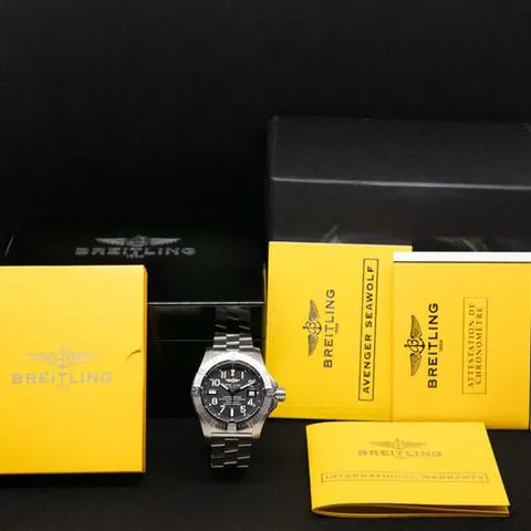 Breitling Avenger A17330 45mm Stainless steel Black 1