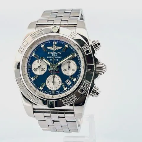 Breitling Chronomat 44 AB0110 44mm Stainless steel Blue