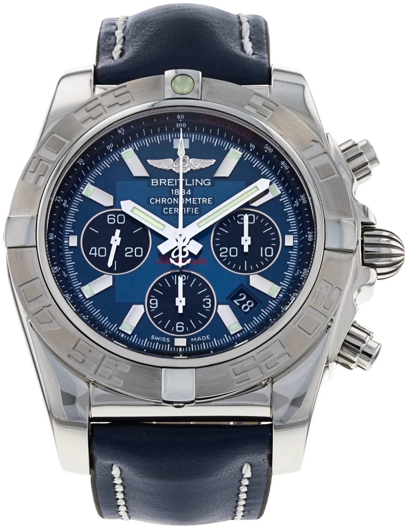 Breitling Chronomat AB0110 44mm Steel Blue Baton