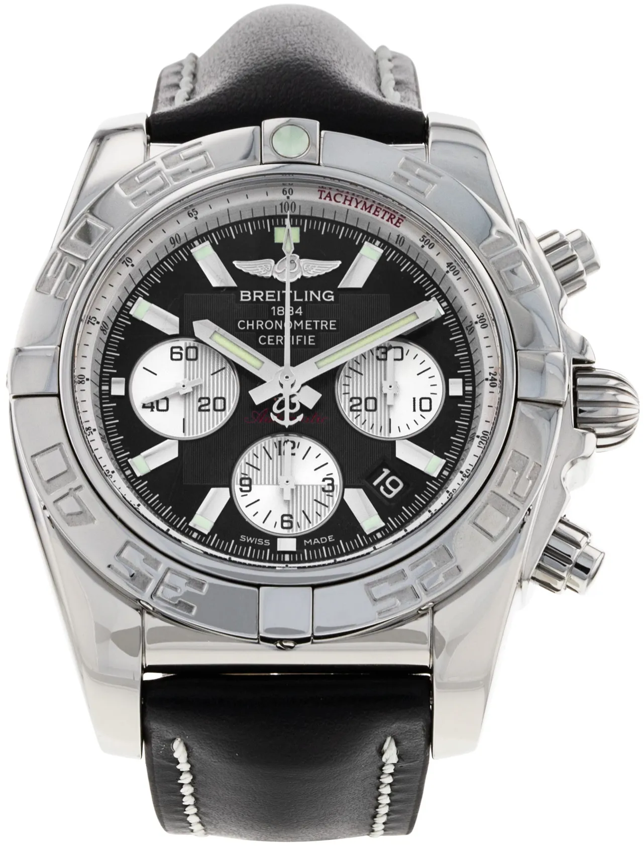 Breitling Chronomat AB0110 44mm Steel Black Baton