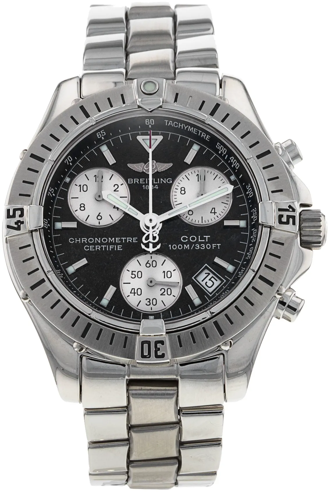 Breitling Colt A73350 38mm Stainless steel Black