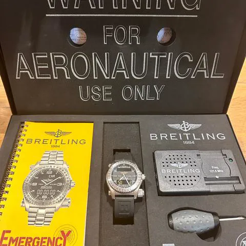 Breitling Emergency E76321 43mm Titanium Black