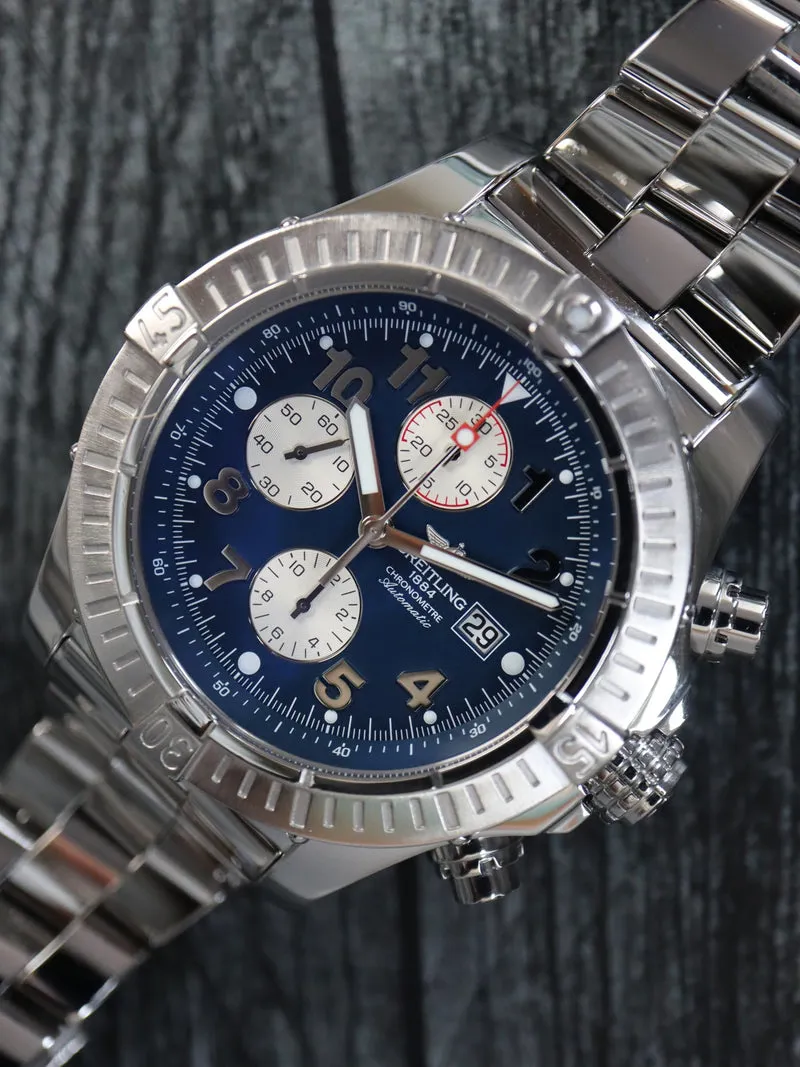 Breitling Avenger A1337011.C615 48mm Stainless steel Blue