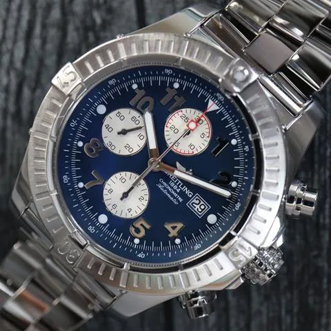 Breitling Avenger A1337011.C615 48mm Stainless steel Blue