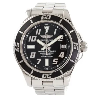 Breitling Superocean 42 A17364 Stainless steel Black