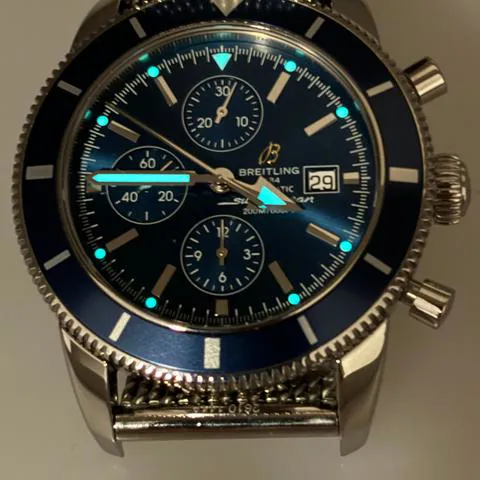 Breitling Superocean Heritage Chronograph A13320 46mm Stainless steel Blue 7