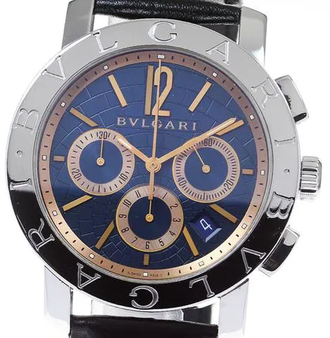 Bulgari Bulgari BB42SLCH 42mm Stainless steel Blue