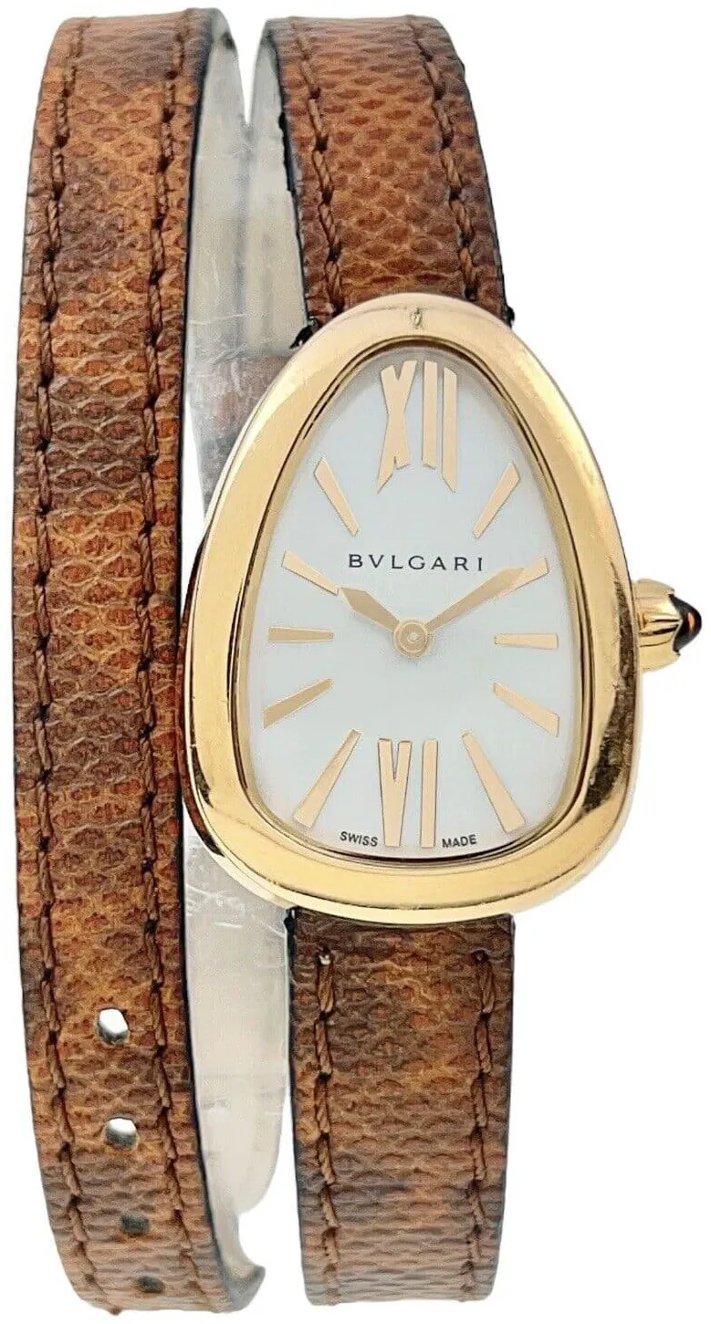 BVLGARI Serpenti 32mm Rose gold Mother-of-pearl