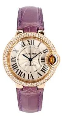 Cartier Ballon Bleu WE902066 33mm Rose gold White