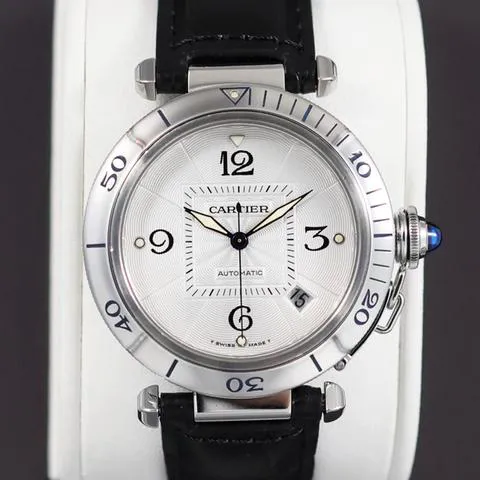 Cartier Pasha 2378 38mm Stainless steel Silver