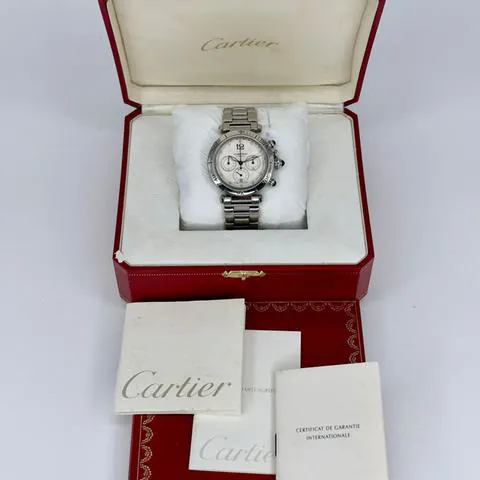 Cartier Pasha Seatimer 2113 38mm Stainless steel Silver 1