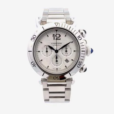 Cartier Pasha WSPA0018 41mm Stainless steel Silver