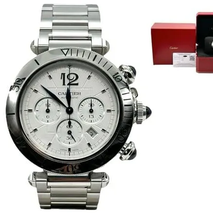 Cartier Pasha WSPA0018 41mm Stainless steel Silver