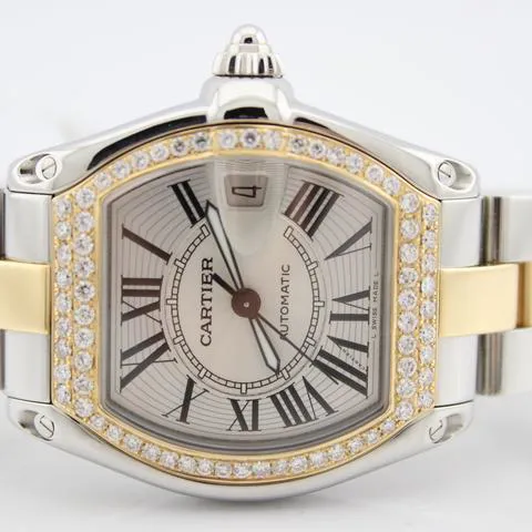 Cartier Roadster w62031y4 38mm Yellow gold and Stainless steel Silver