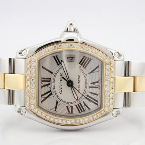 Cartier Roadster w62031y4 38mm Yellow gold and Stainless steel Silver 1