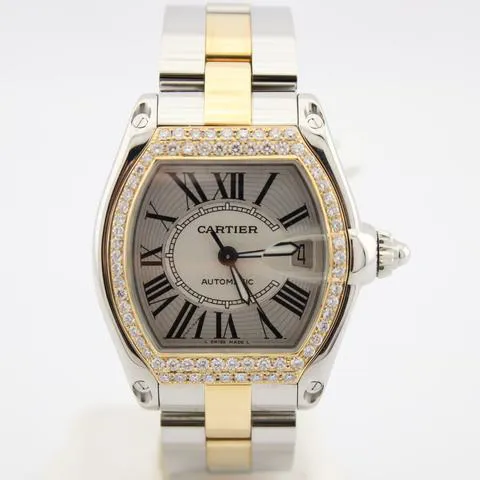 Cartier Roadster w62031y4 38mm Yellow gold and Stainless steel Silver 2