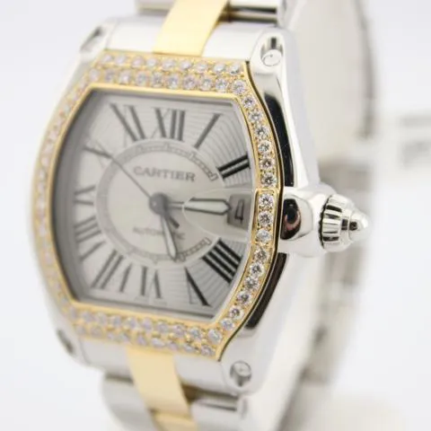 Cartier Roadster w62031y4 38mm Yellow gold and Stainless steel Silver 5