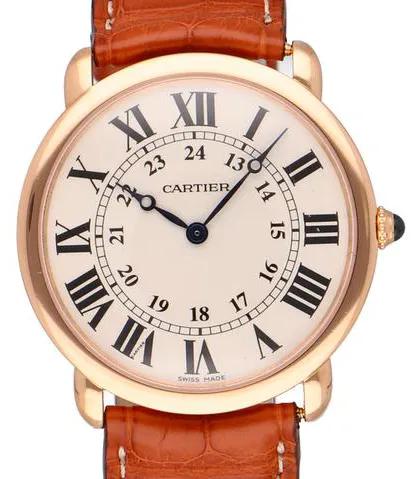 Cartier Ronde Louis Cartier 2889 36mm Rose gold White