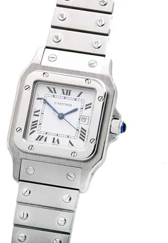 Cartier Santos 2960 29mm Stainless steel White