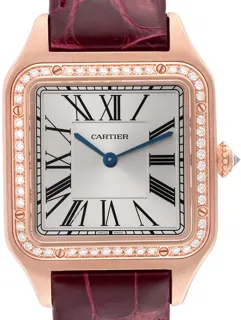 Cartier Santos WJSA0016 Rose gold Silver