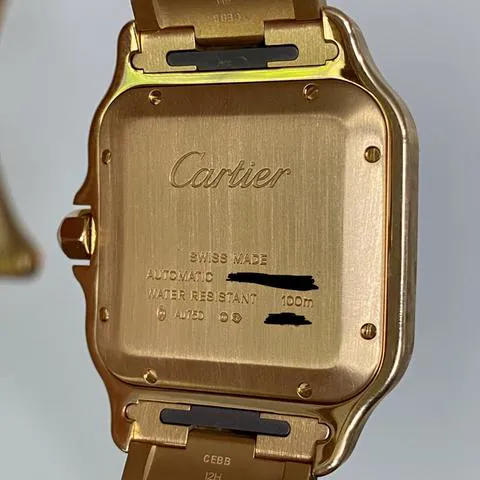 Cartier Santos WGSA0029 40mm Yellow gold Silver 2