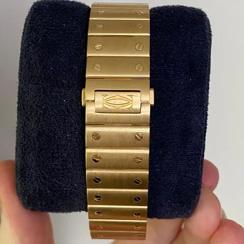 Cartier Santos WGSA0029 40mm Yellow gold Silver 9