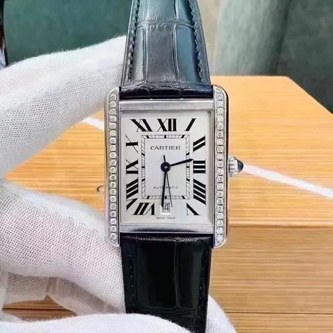 Cartier Tank Solo W5200027 31mm Stainless steel White