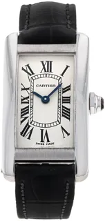 Cartier Tank W2601956 White gold White