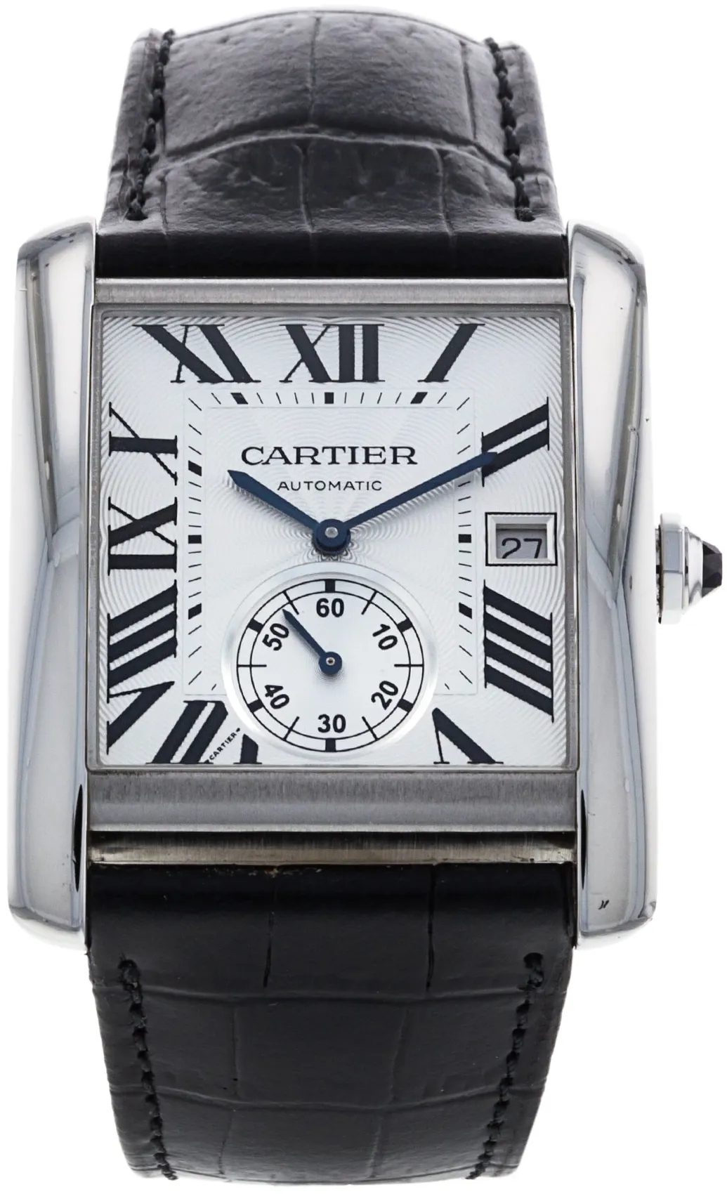 Cartier Tank W5330003 34mm Stainless steel Silver