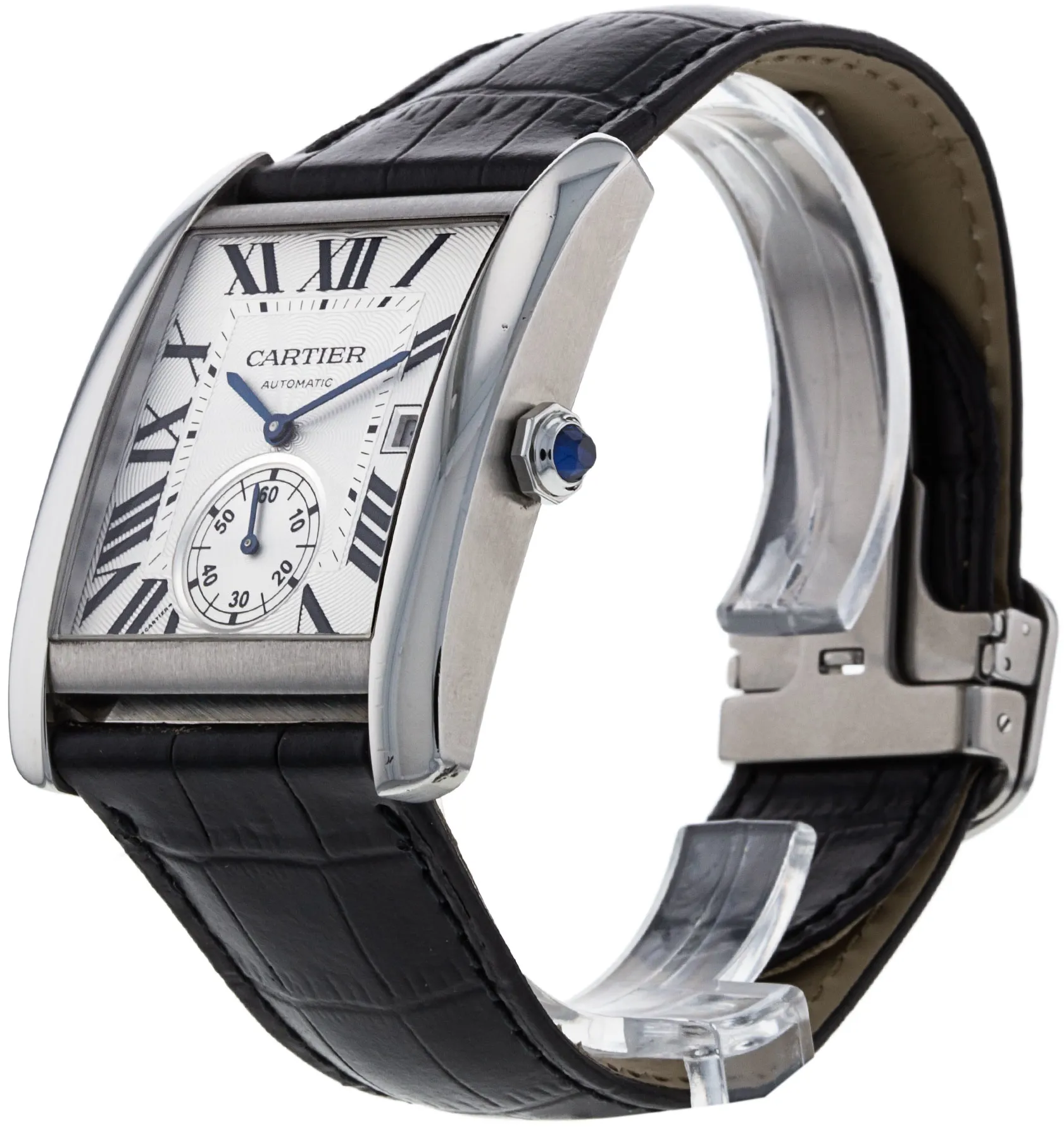 Cartier Tank W5330003 34mm Stainless steel Silver 1