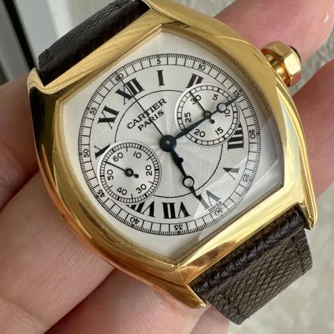 Cartier Tortue 2356 43mm Yellow gold White 8